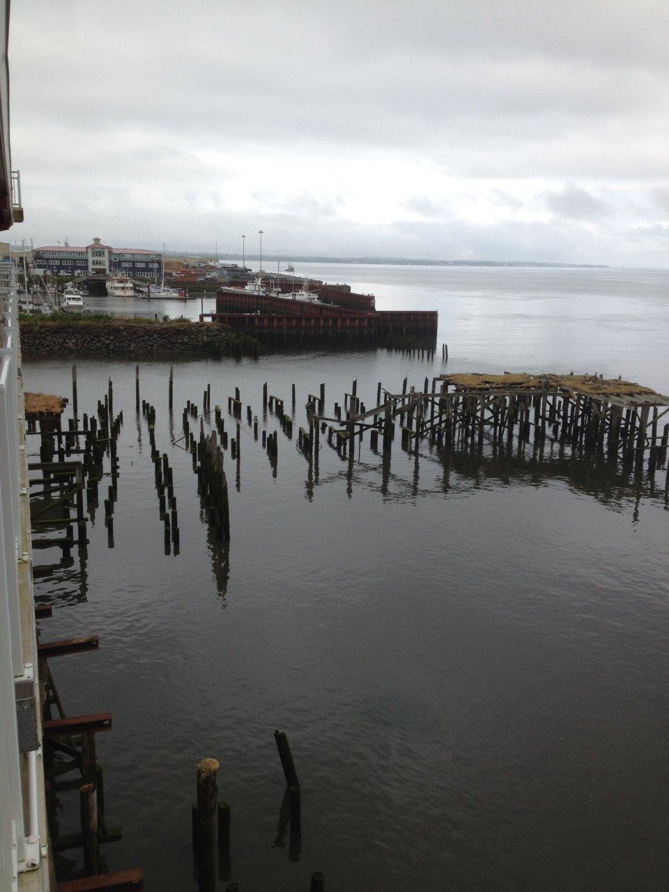 Empty pilings