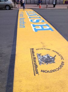 Boston Marathon Finish Line