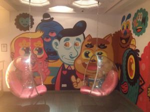 Hotel Bloom Lobby in Brussels, Belgium